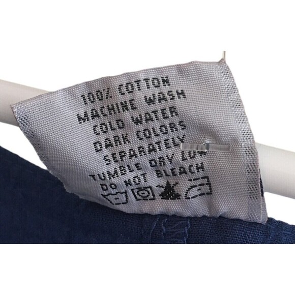 Color Me Cotton Size XS Dress Blue Double Layer Gauze Lagenlook Sleeveless - Picture 5 of 5